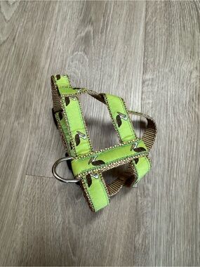 Preston Green Pelican Print Dog Harness